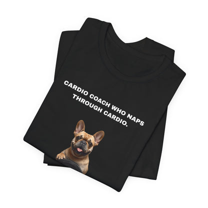 Home Gym T-Shirt - Funny French Bulldog Unisex Tee - view 08