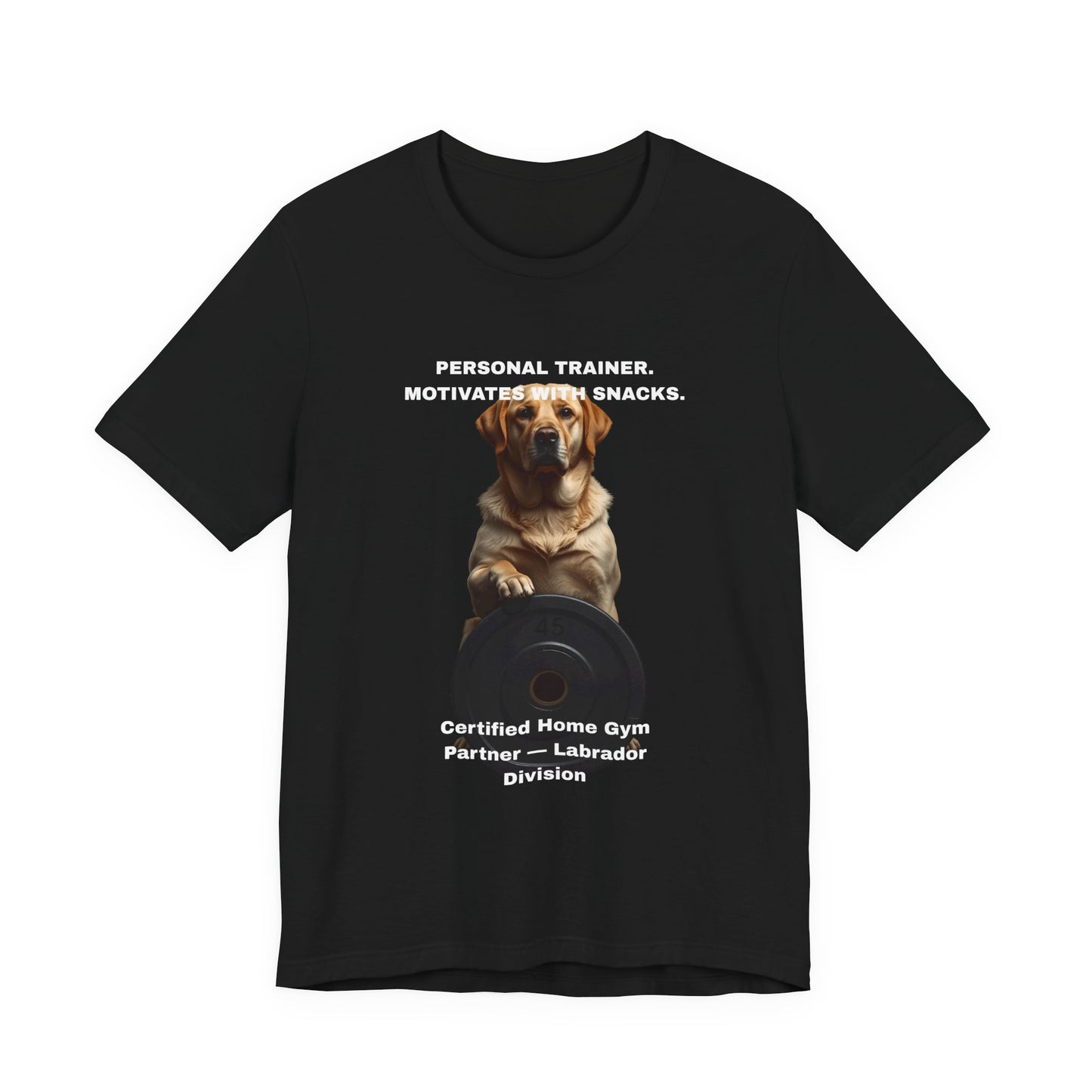 Home Gym Labrador T-Shirt - funny dog gym lover tee