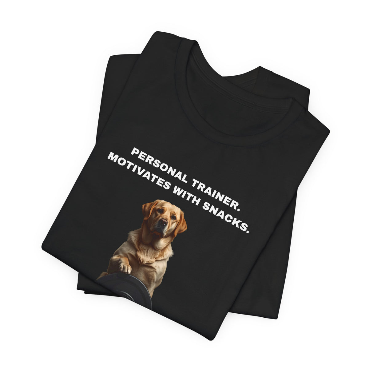 Home Gym Labrador T-Shirt view 8 — SniffWaggleNWalk