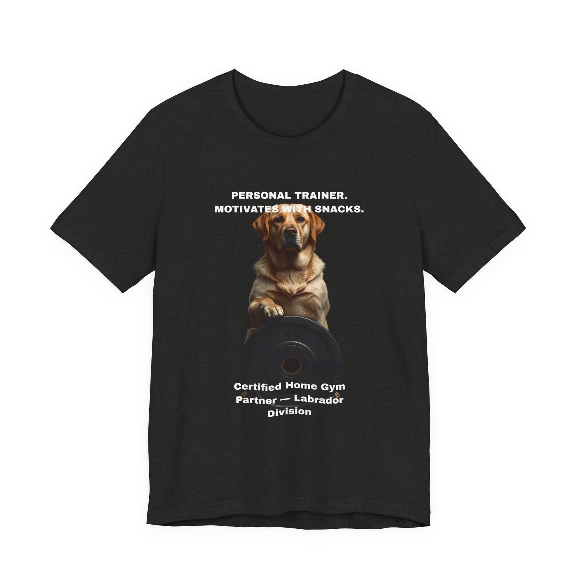 Home Gym Labrador T-Shirt - funny dog gym lover tee