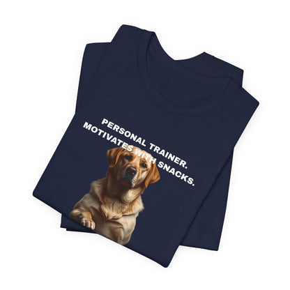 Home Gym Labrador T-Shirt - funny dog gym lover tee