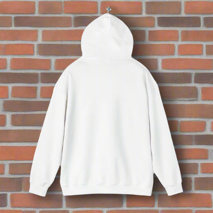 Unisex Blend "My dog is my spirit animal."™ Hooded Sweatshirt - Sniff Waggle And Walk gift idea dog lovers white