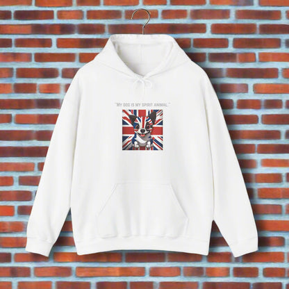 "My dog is my spirit animal."™ Hooded Sweatshirt - Sniff Waggle And Walk