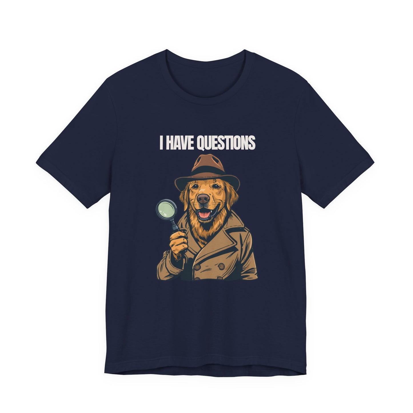 I Have Questions Golden Retriever t-shirt everyday style photo