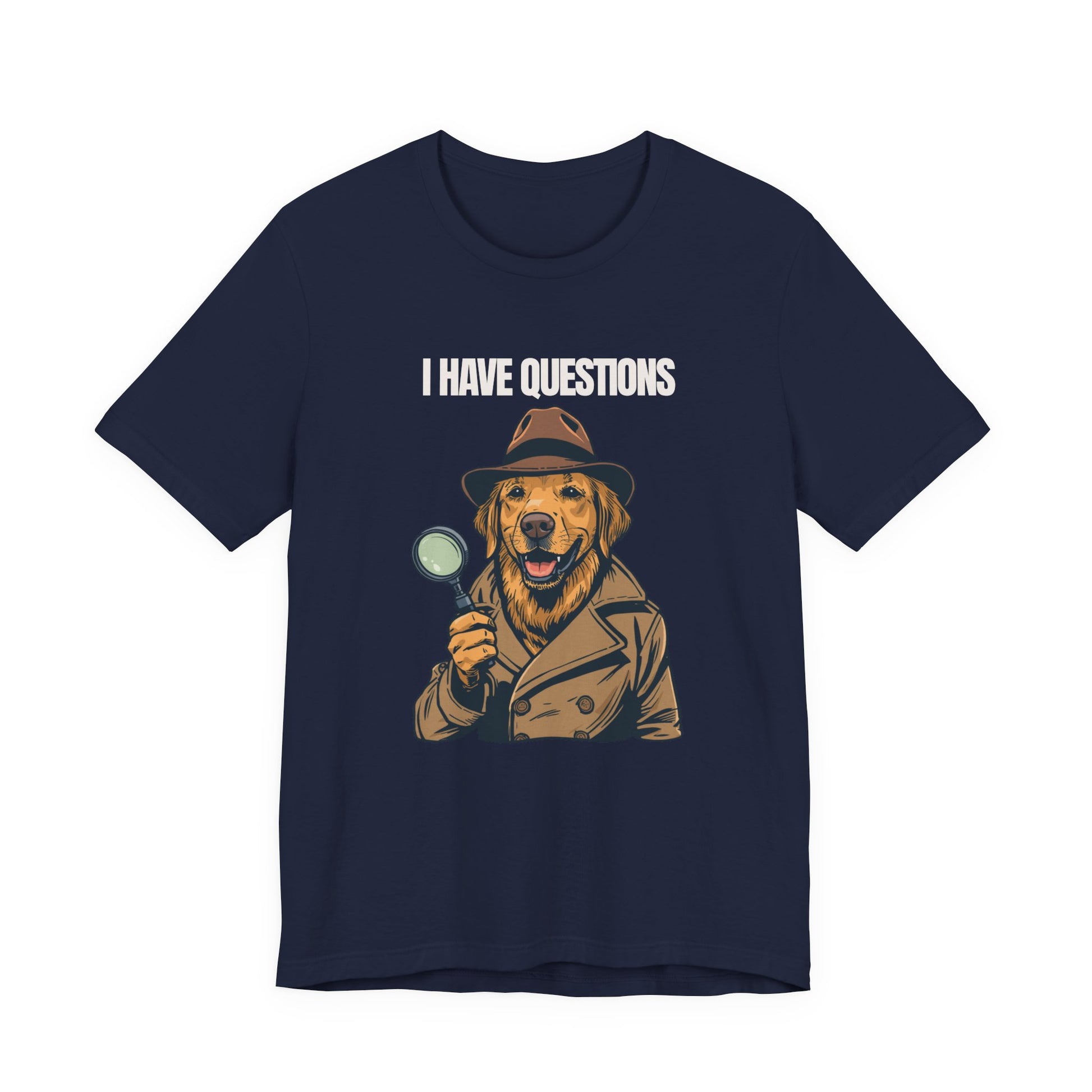 I Have Questions Golden Retriever t-shirt everyday style photo