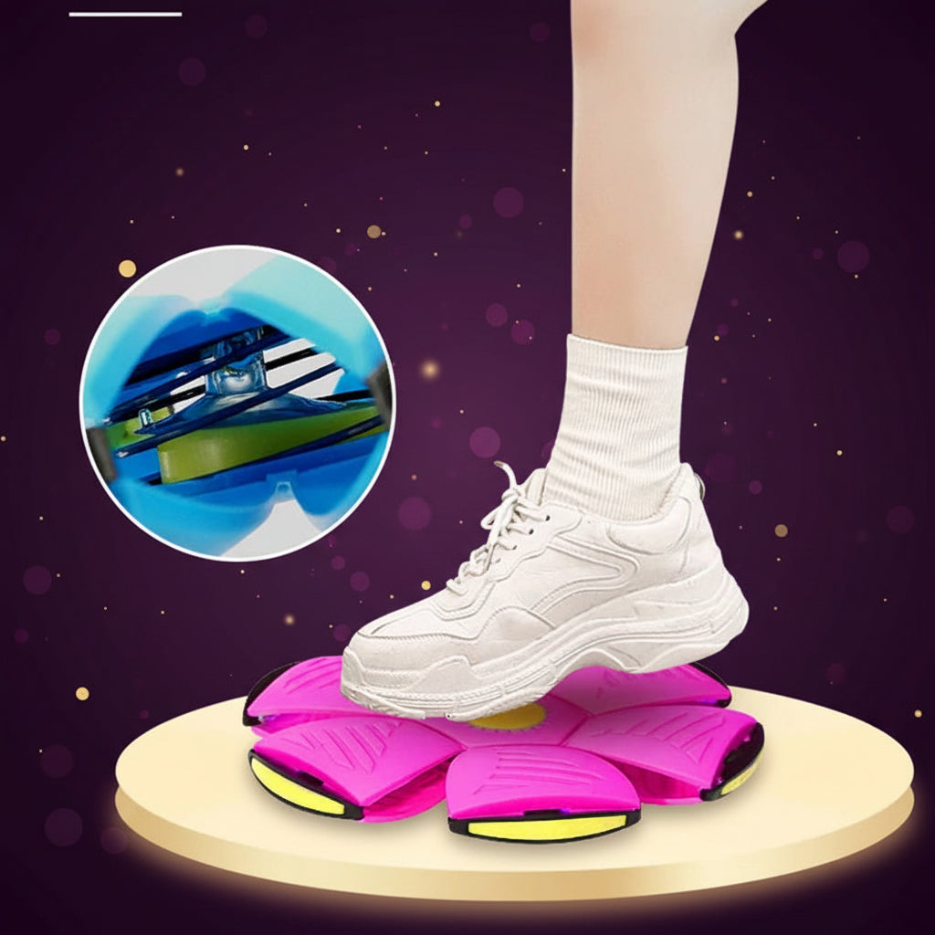 TransformaBall correct reset technique step lightly on yellow button forefoot only