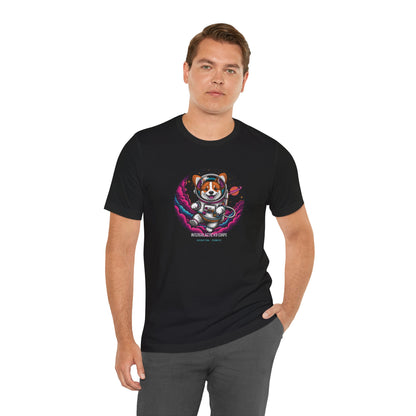 Intergalactic K9 Corps corgi astronaut t-shirt view 5