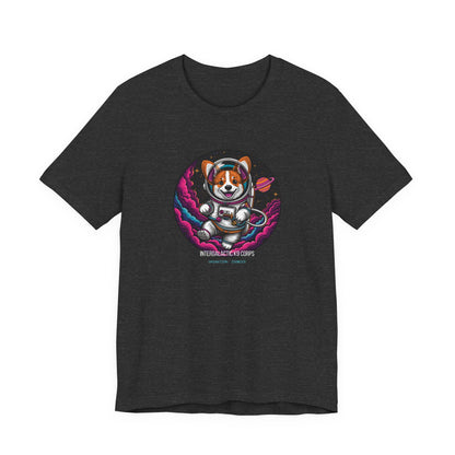 Intergalactic K9 Corps corgi astronaut t-shirt view 16