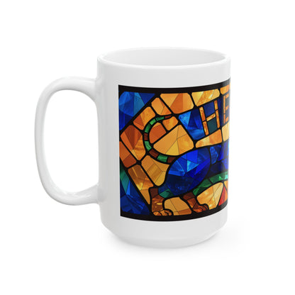 Dachshund ceramic coffee mug, 11oz and 15oz jewel tone sausage dog gift - view 16