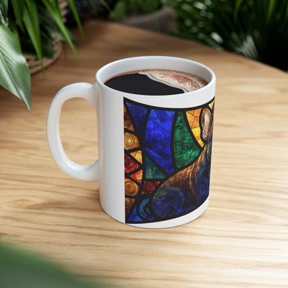 French Bulldog ceramic coffee mug, 11oz and 15oz jewel tone Frenchie gift - view 11