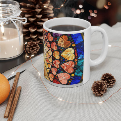 Golden Retriever ceramic coffee mug, 11oz and 15oz jewel tone Goldie gift - view 7