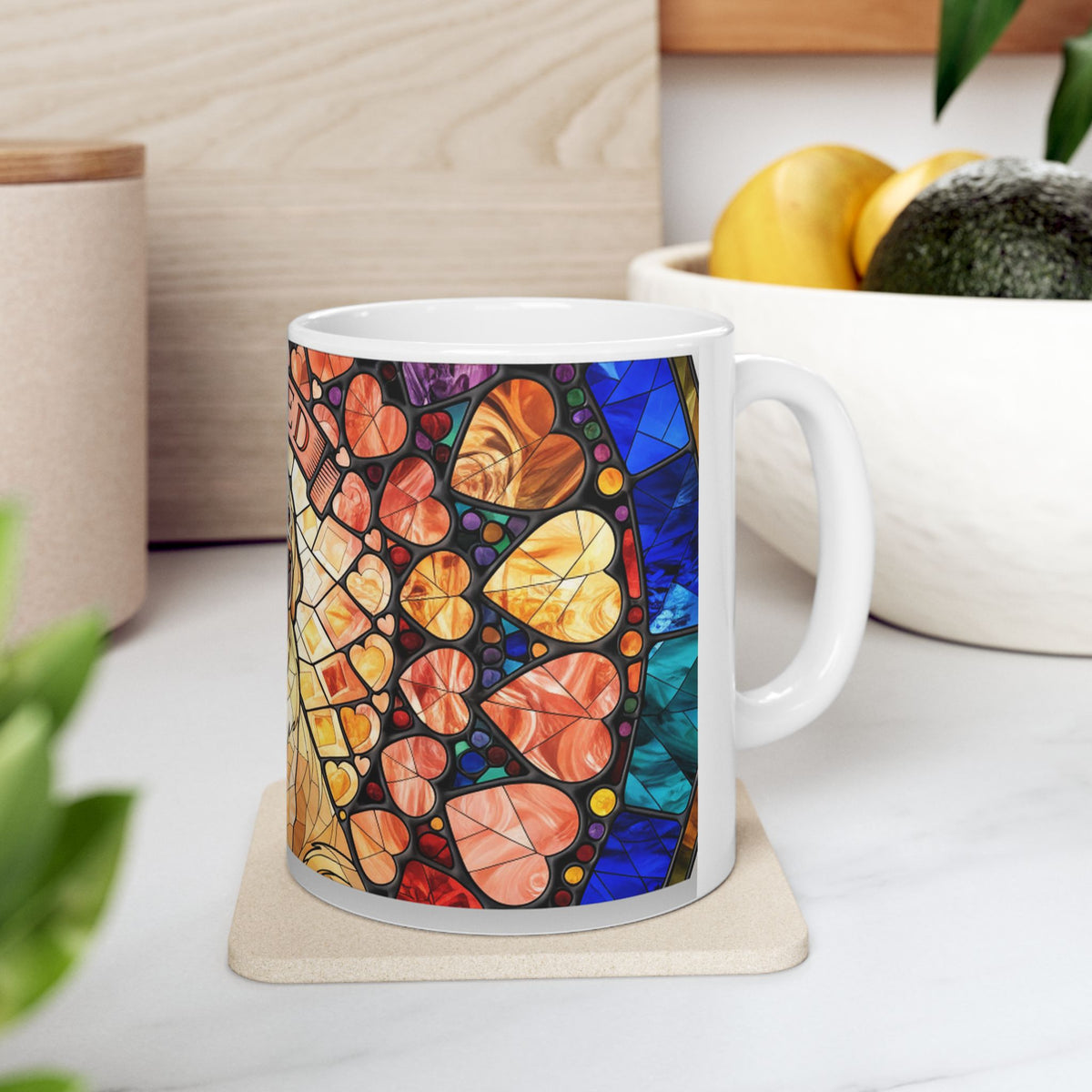 Golden Retriever ceramic coffee mug, 11oz and 15oz jewel tone Goldie gift - view 10