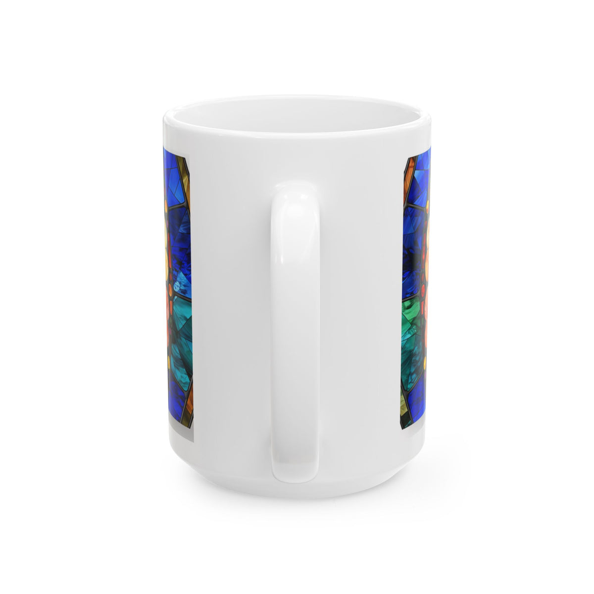Golden Retriever ceramic coffee mug, 11oz and 15oz jewel tone Goldie gift - view 15