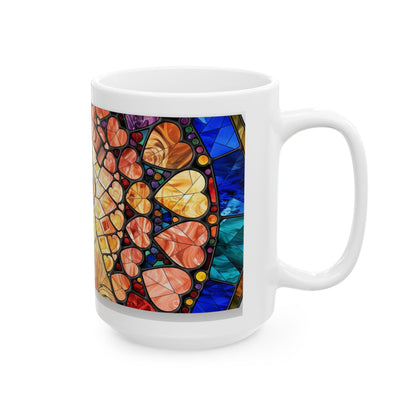 Golden Retriever ceramic coffee mug, 11oz and 15oz jewel tone Goldie gift - view 17