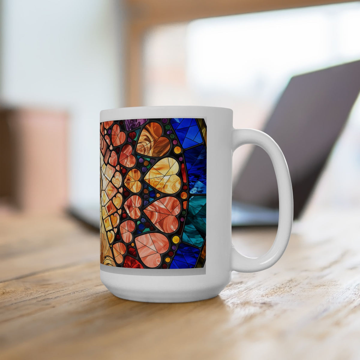 Golden Retriever ceramic coffee mug, 11oz and 15oz jewel tone Goldie gift - view 18