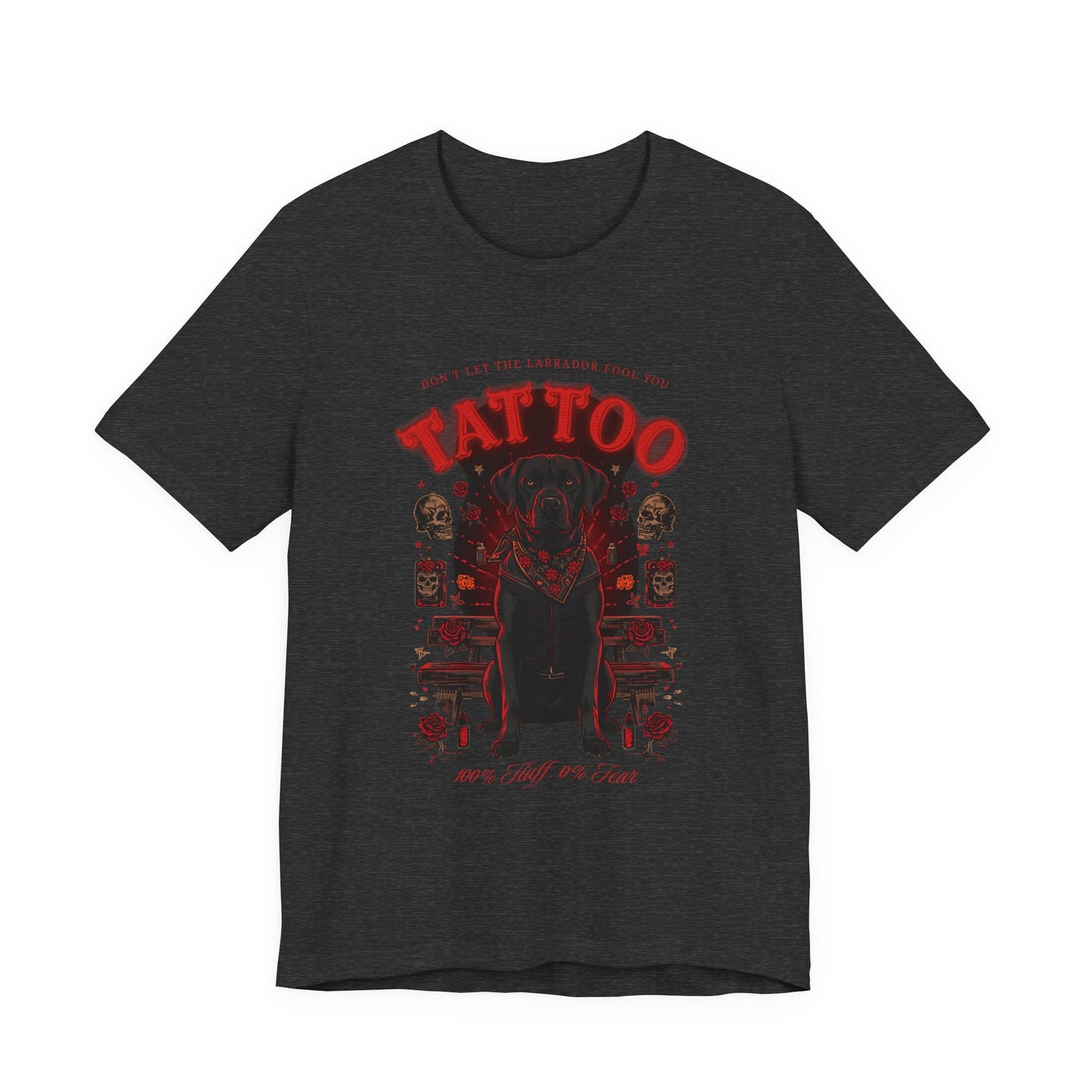 Labrador Biker Ink Shop t-shirt - design detail 2