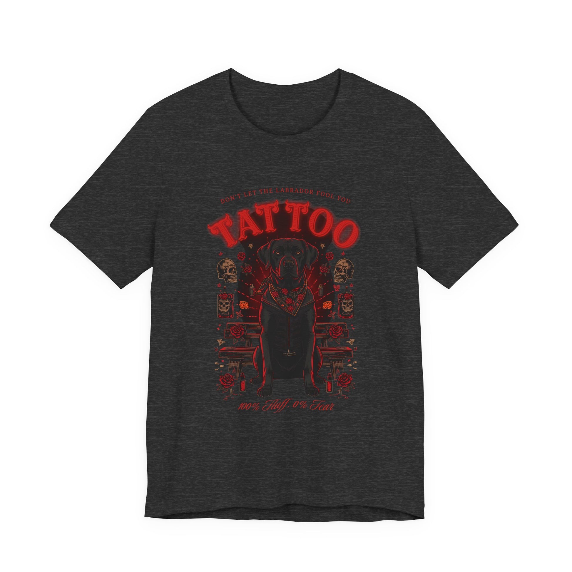 Labrador Biker Ink Shop t-shirt - design detail 2
