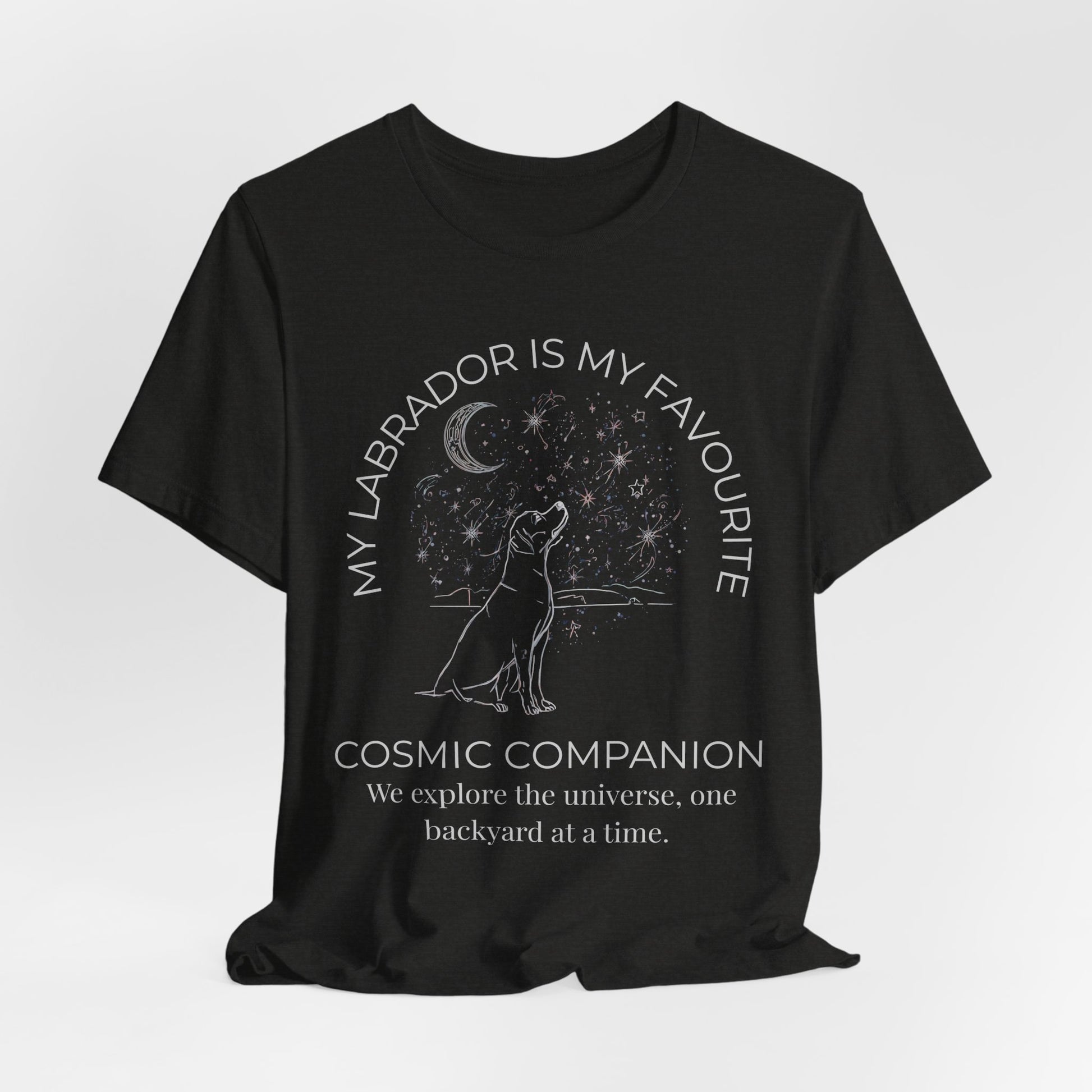 Labrador Cosmic Companion T-Shirt everyday style