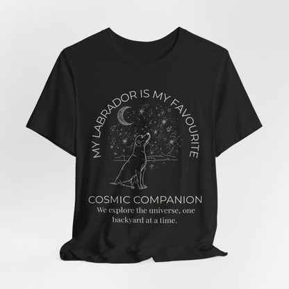 Labrador Cosmic Companion T-Shirt everyday style