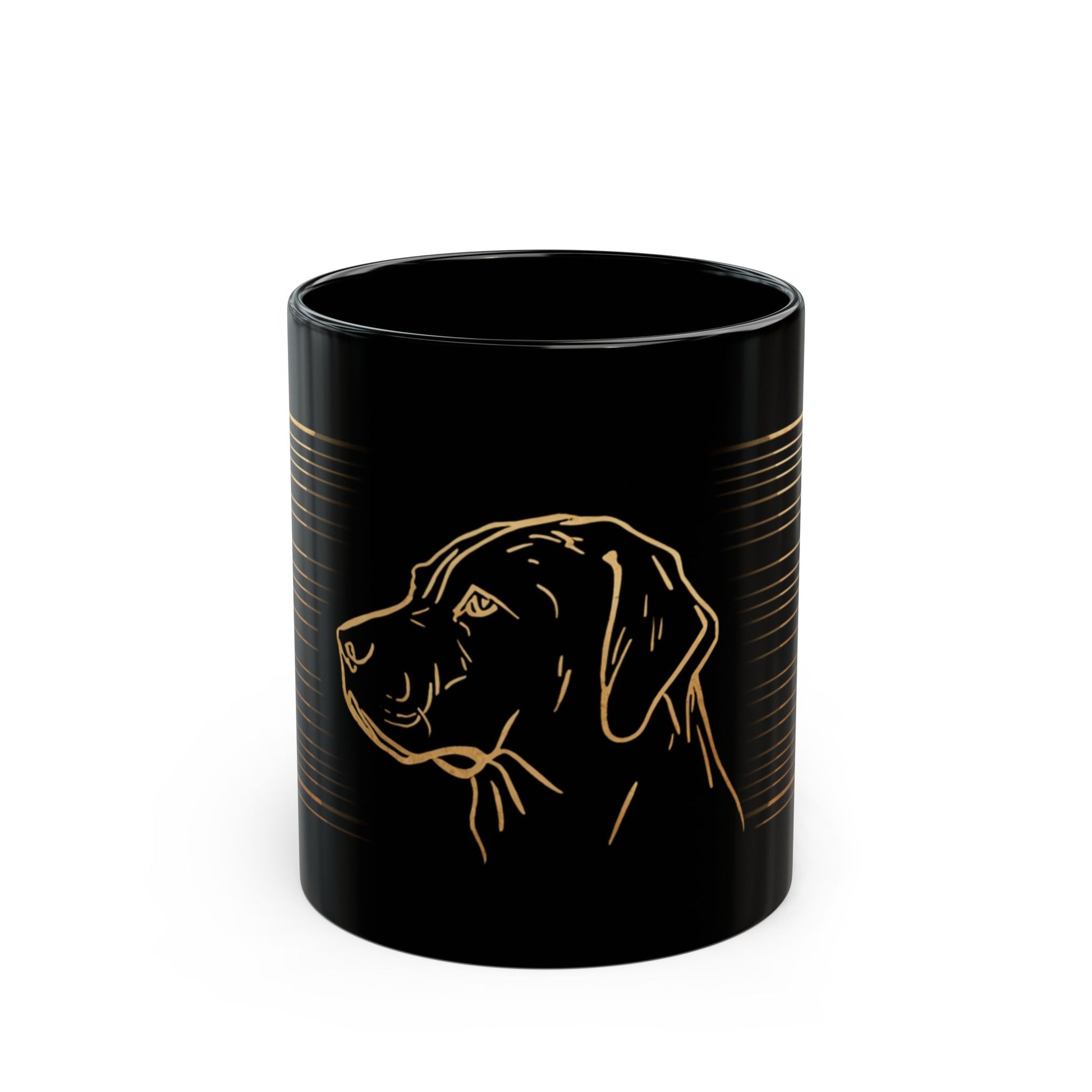Labrador coffee mug front view