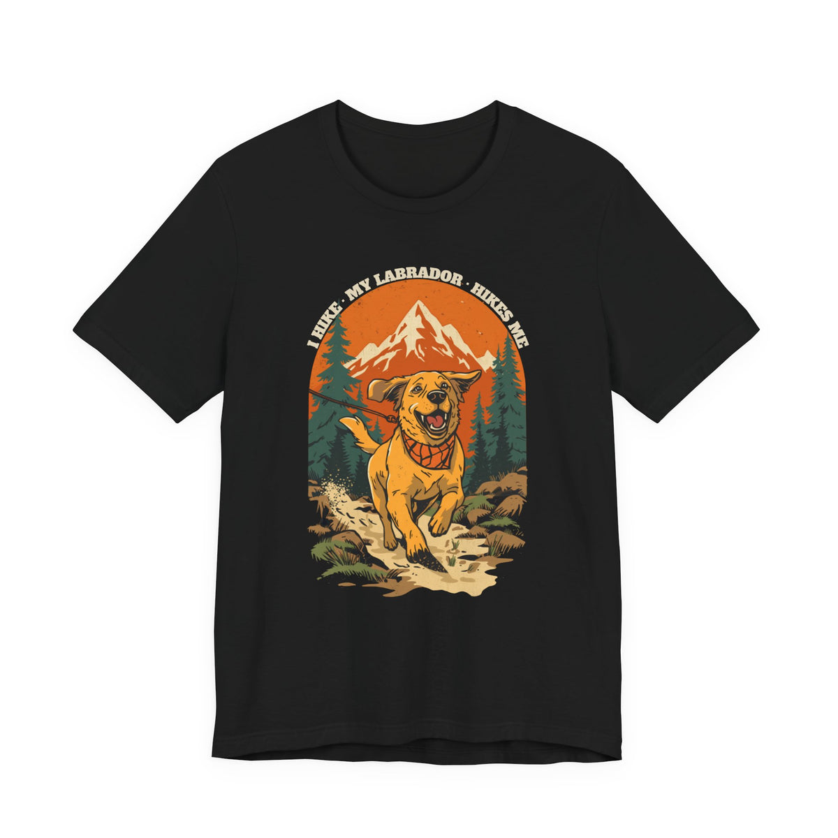 Labrador hiking tee Bella Canvas 3001