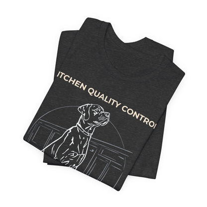Kitchen Quality Control Labrador t-shirt — funny Labrador kitchen tee on Bella+Canvas 3001, view 20