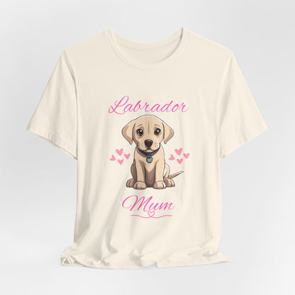 Labrador Mum T-Shirt — Navy — DTG printed tee — SniffWaggleNWalk™