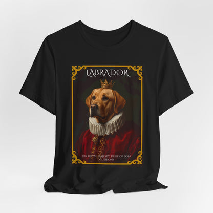 Labrador Renaissance portrait t-shirt folded flat