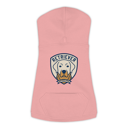 Labrador Retriever Varsity Patch Hoodie in Mauvelous