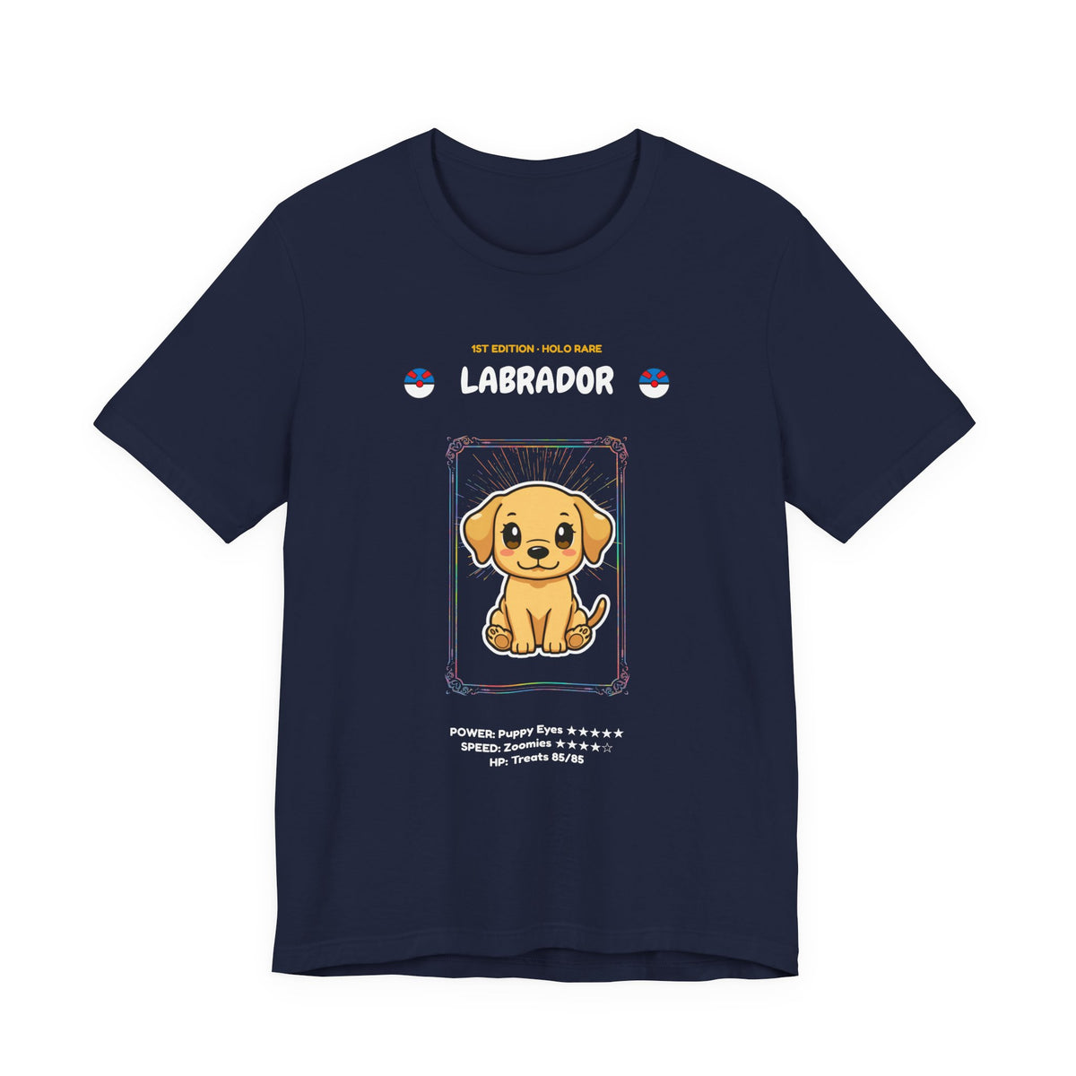 Labrador Rookie Card t-shirt - trading card design view 24