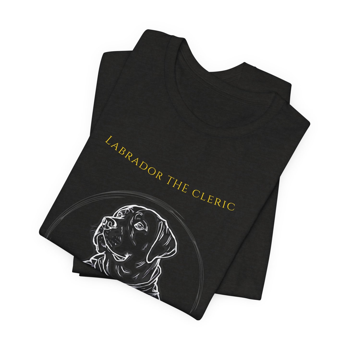 Labrador The Cleric T-Shirt worn by model outdoors