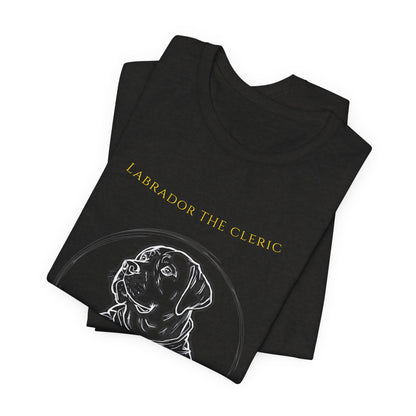 Labrador The Cleric T-Shirt worn by model outdoors