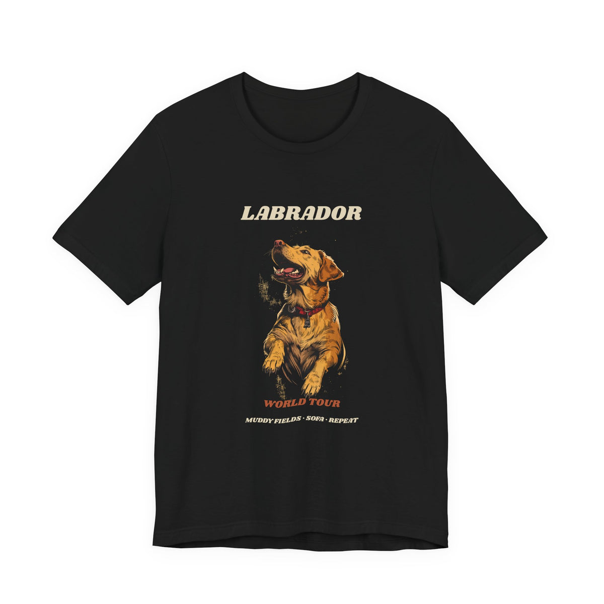 Labrador World Tour t-shirt in Navy
