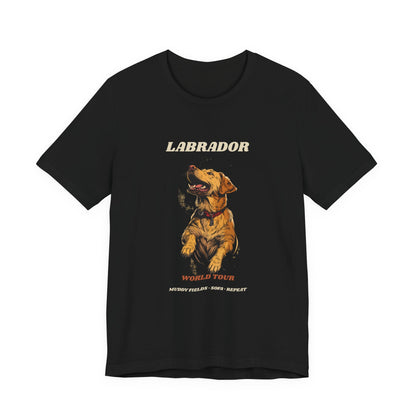 Labrador World Tour t-shirt in Navy