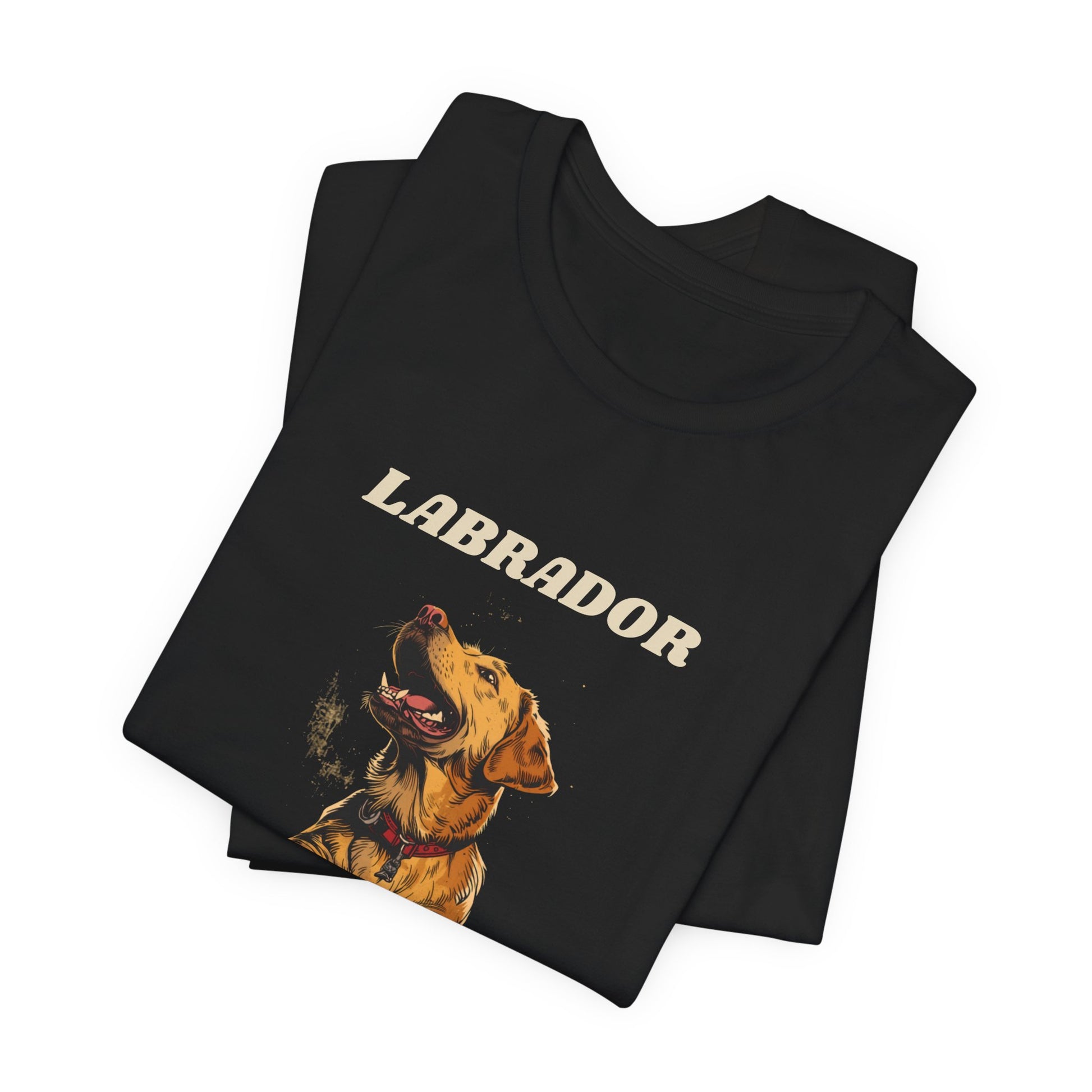 Labrador World Tour t-shirt flat lay front