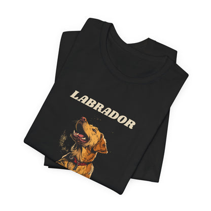 Labrador World Tour t-shirt flat lay front