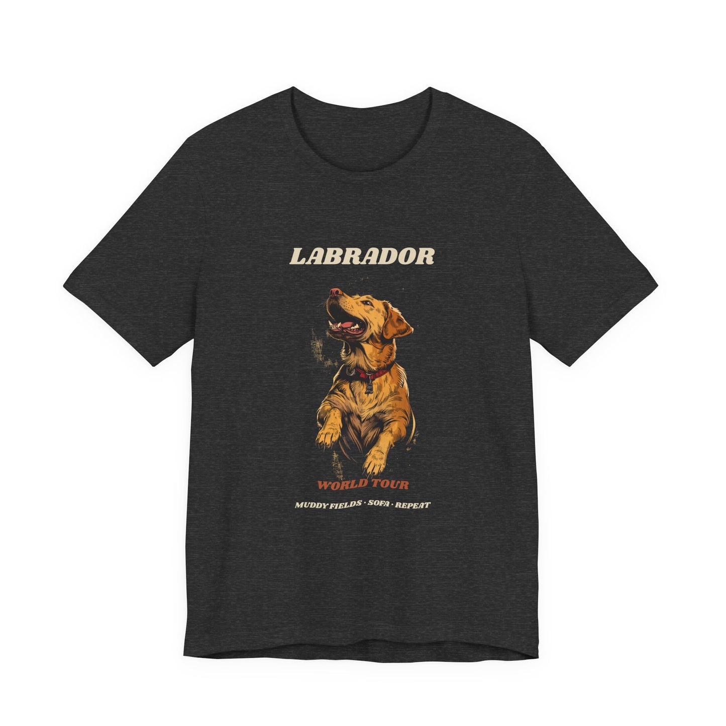 Labrador World Tour t-shirt folded product photo