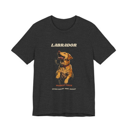 Labrador World Tour t-shirt folded product photo