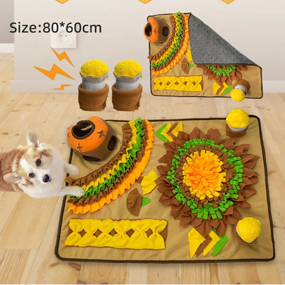 Large Snuffle Mat overhead view showing full mat layout — SniffWaggleNWalk