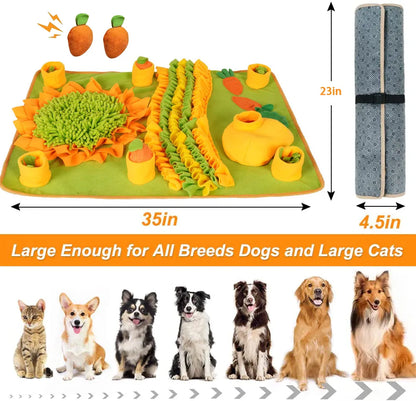 Large Snuffle Mat underside and base detail — SniffWaggleNWalk