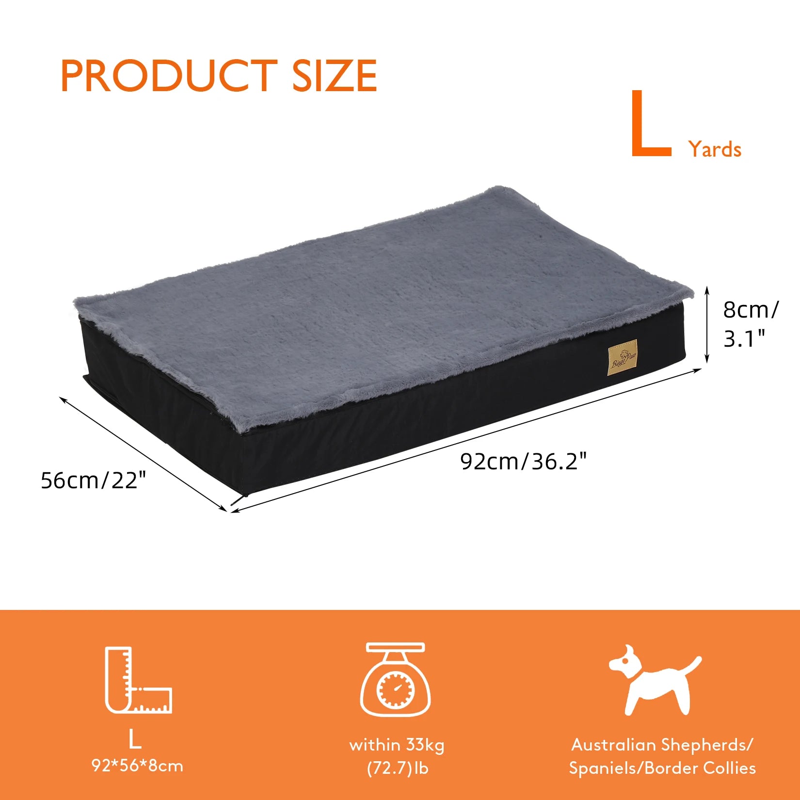 Dog and puppies resting on PoshPup OrthoMat washable foam dog bed