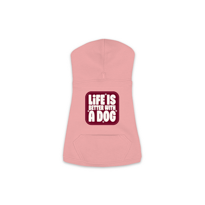 Life Is Better With A Dog Hoodie — Mauvelous, Extra Small (XS)