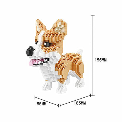 like lego Animal dog and cat Building Blocks - Sniff Waggle And Walk