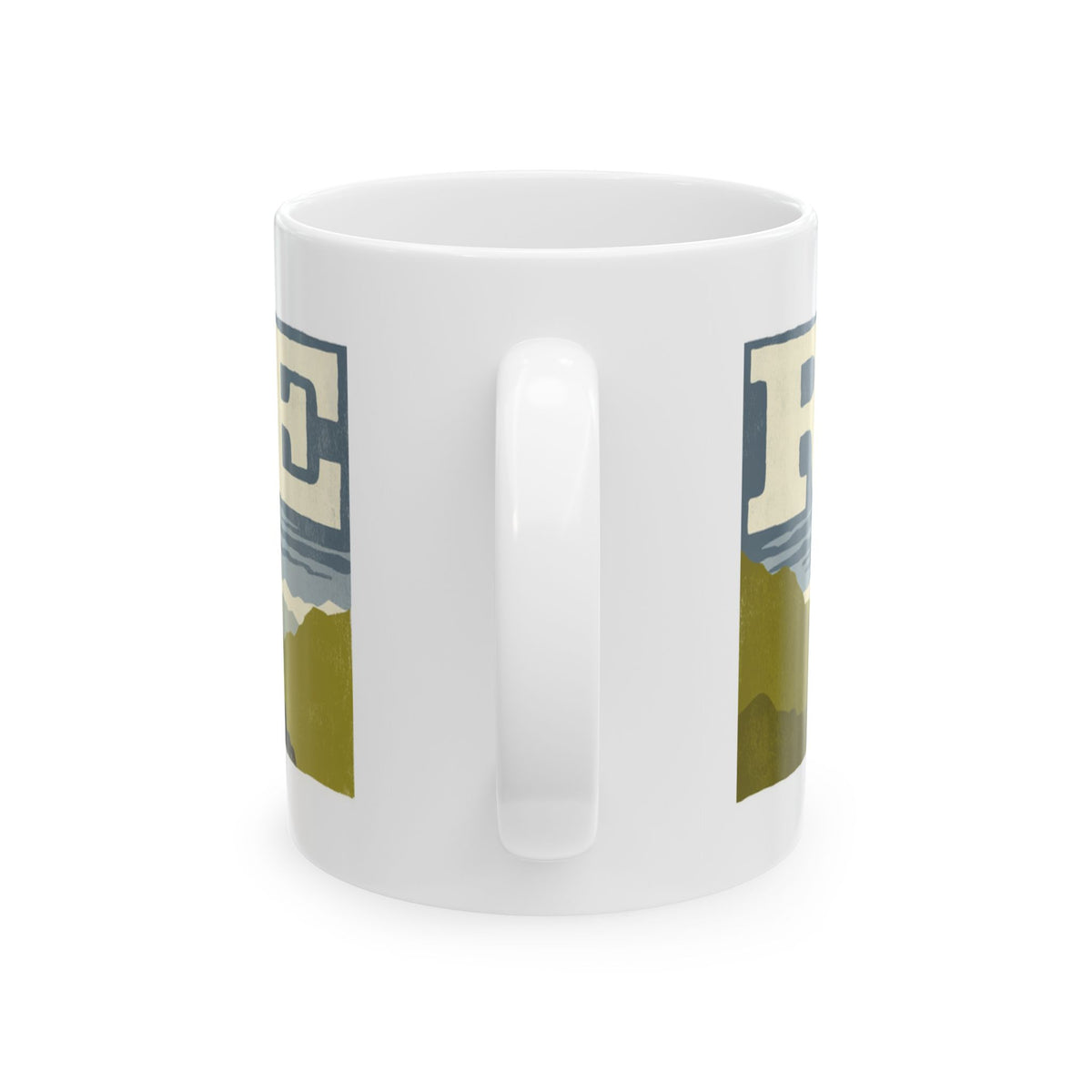 Dachshund ceramic coffee mug, 11oz and 15oz linocut sausage dog gift - view 4