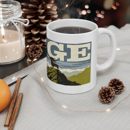 Dachshund ceramic coffee mug, 11oz and 15oz linocut sausage dog gift - view 7