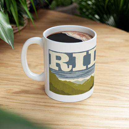 Dachshund ceramic coffee mug, 11oz and 15oz linocut sausage dog gift - view 11