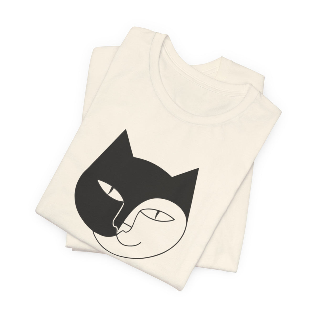 Meh Cat minimalist unisex t-shirt, photo 21