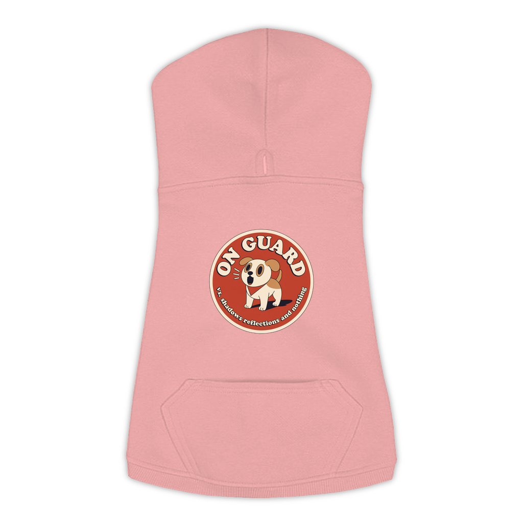 On Guard Dog Hoodie in Mauvelous, sizes L-3XL