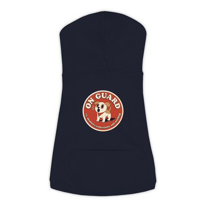 On Guard Dog Hoodie in Navy, sizes L-3XL
