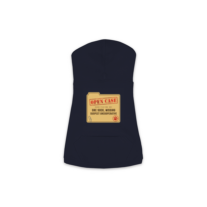 One Sock, Missing dog hoodie in navy, sizes XS to M